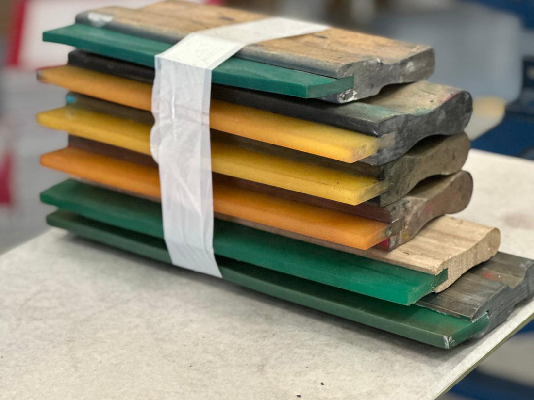 Mixed Pack of 6 Used Manual Squeegees