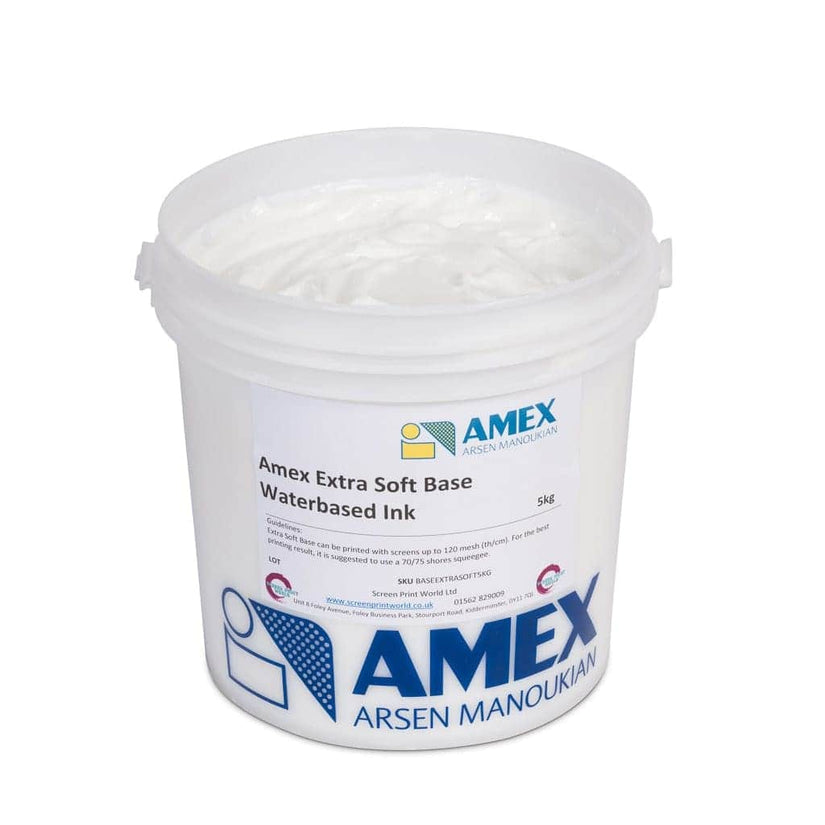 Amex Extra Soft Base Waterbased Ink