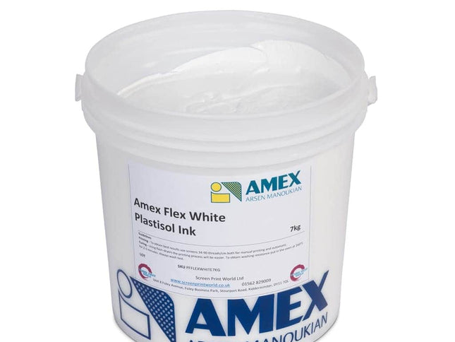 Amex Flex White Plastisol Ink 15