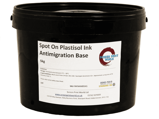 Spot on Grey Anti-migration Base Plastisol Ink