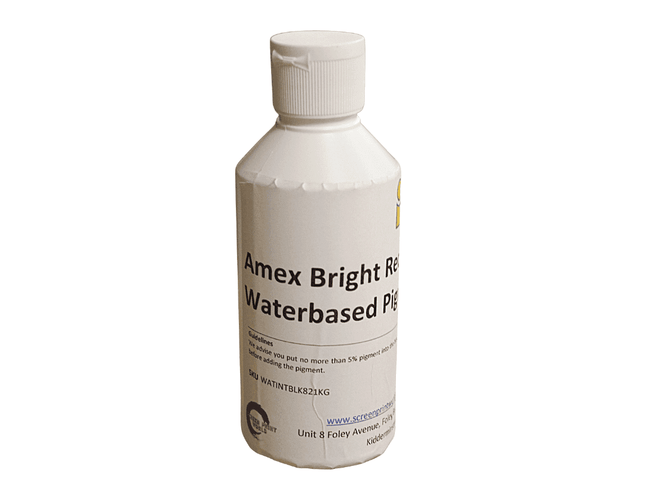 Amex Bright Red 40 Waterbased Pigment Tint