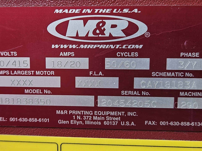 Used M&R Cayenne 1818 Quartz Flash