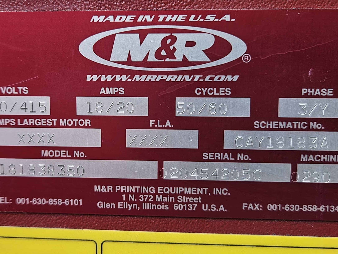 Used M&R Cayenne 1818 Quartz Flash