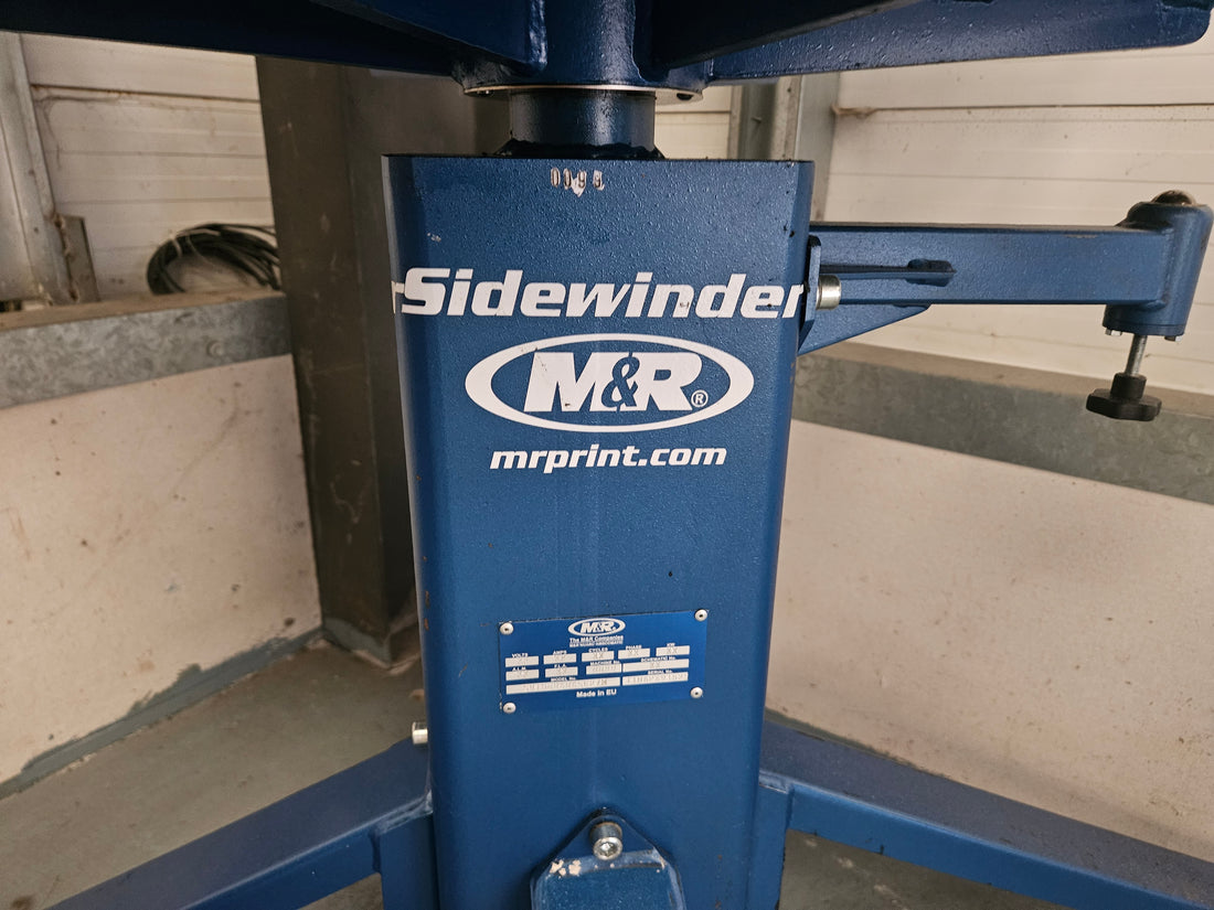 M&R Sidewinder 6 Colour 6 station Manual Press