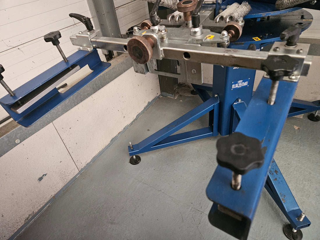 M&R Sidewinder 6 Colour 6 station Manual Press