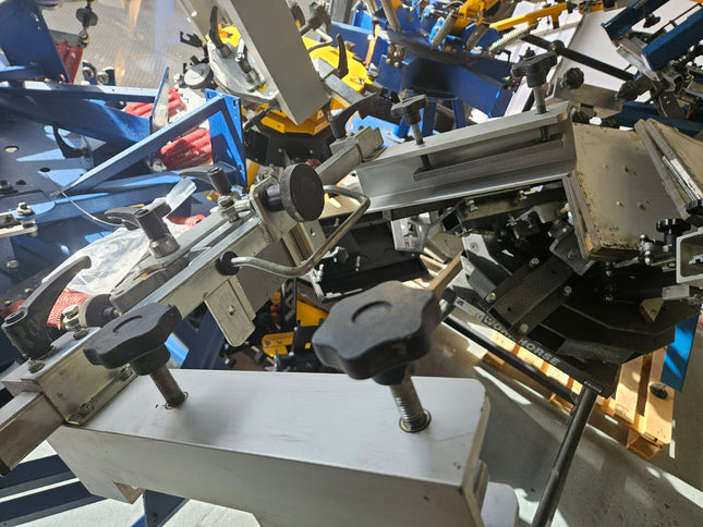 M&R Chameleon 6 Colour/6 Station Manual Press