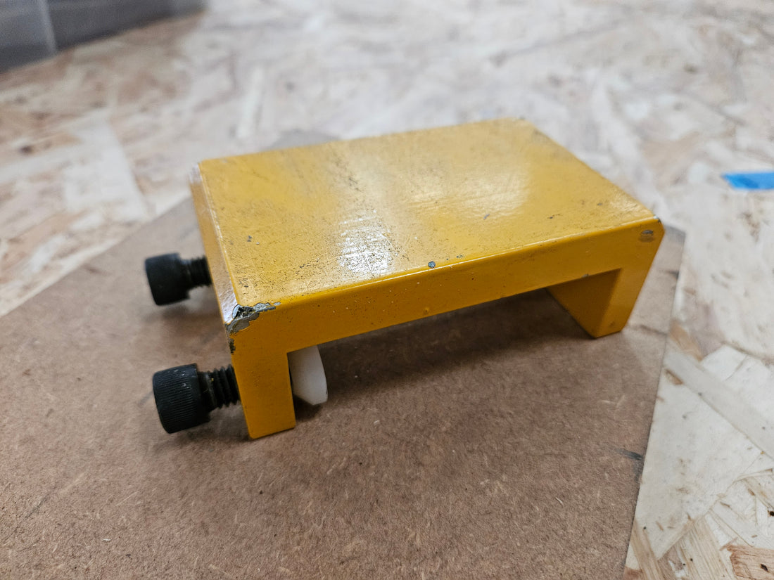 M&R Yellow Tri-Loc Stop Block for Auto Presses