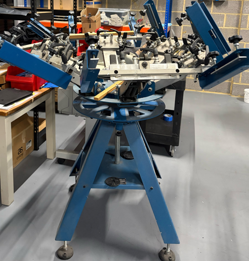 M&R Kruzer 6 colour 4 station manual press
