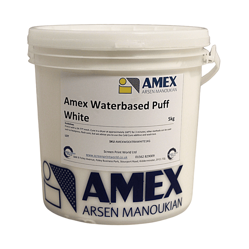 Amex Waterbased Puff White