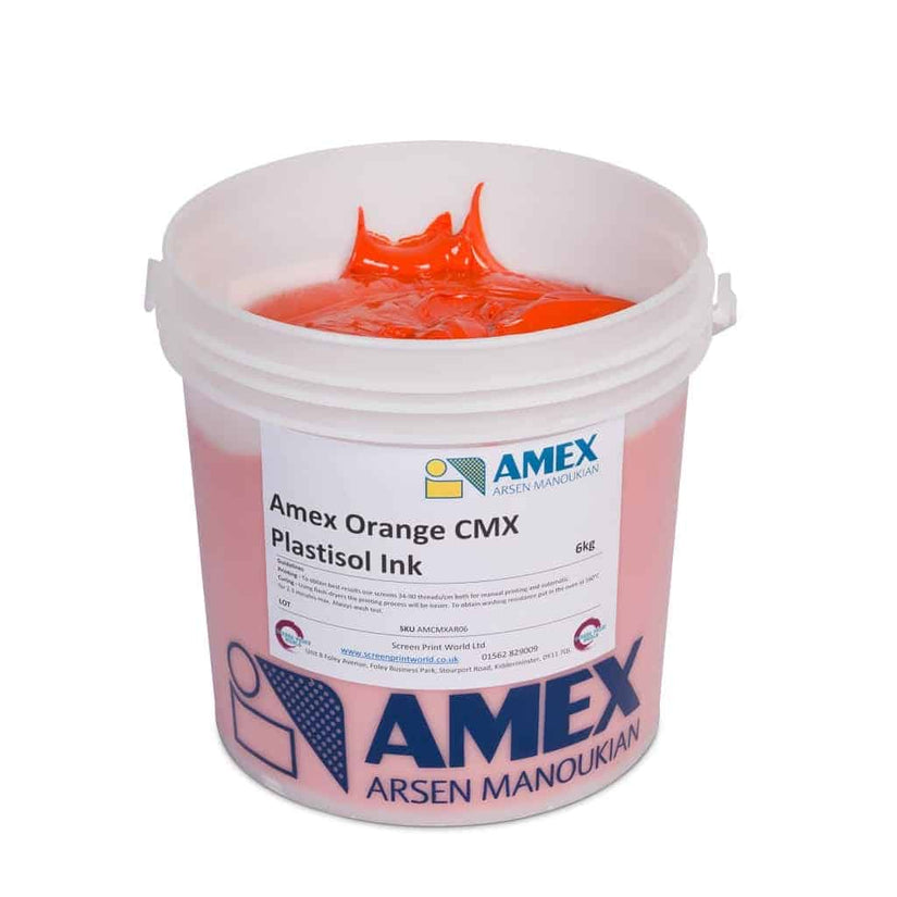 Amex Orange CMX Plastisol Ink