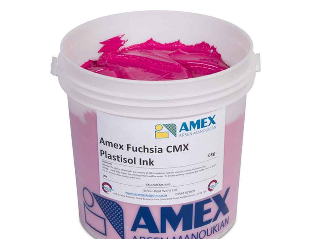Amex Fuchsia CMX Plastisol Ink