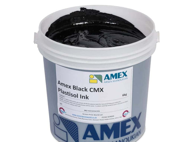 Amex Black CMX Plastisol Ink