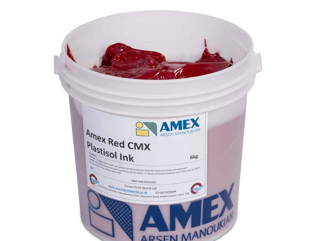 Amex Red CMX Plastisol Ink