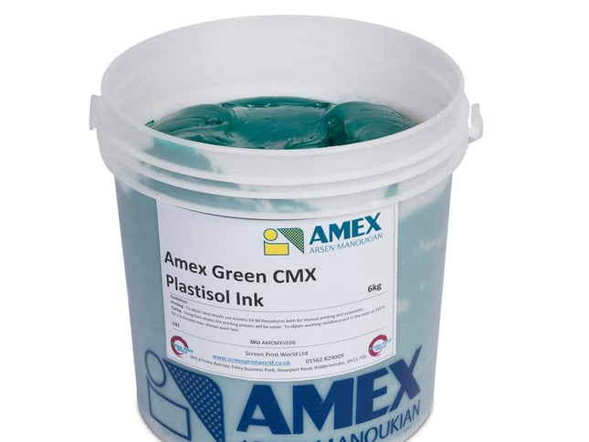 Amex Green CMX Plastisol Ink