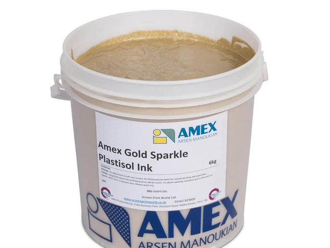 Amex Gold Sparkle Plastisol Ink