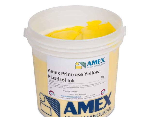 Amex Primrose Yellow Plastisol Ink 24