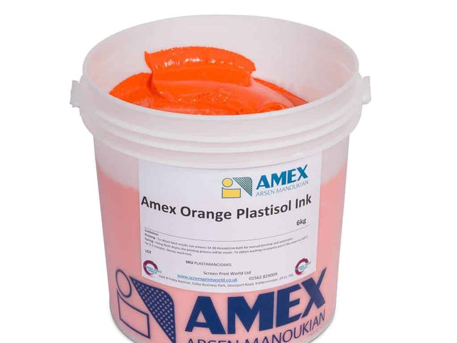 Amex Orange Plastisol Ink 30
