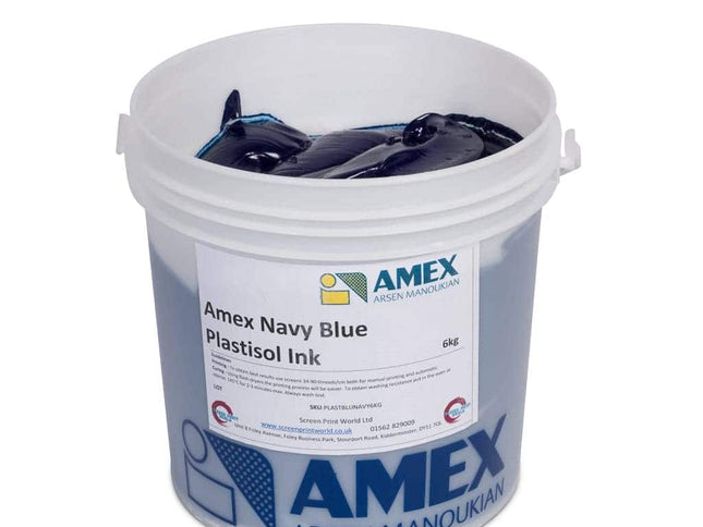 Amex Navy Blue Plastisol Ink 58