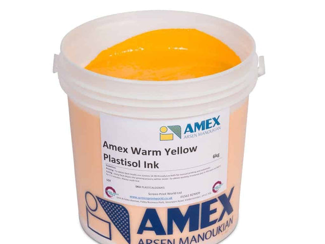 Amex Warm Yellow Plastisol Ink 23