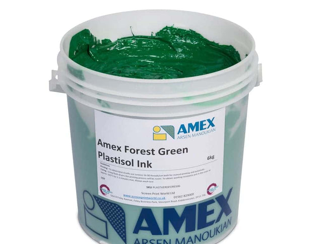 Amex Forest Green Plastisol Ink 66