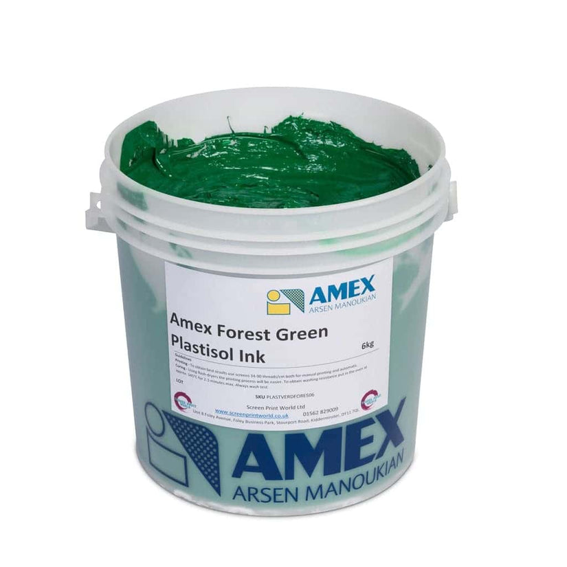 Amex Forest Green Plastisol Ink 66