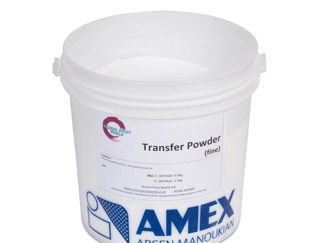 Fine Transfer Powder Adhesive by Screen Print World