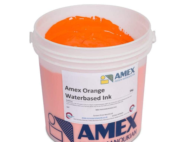 Amex Orange Waterbased Ink 30