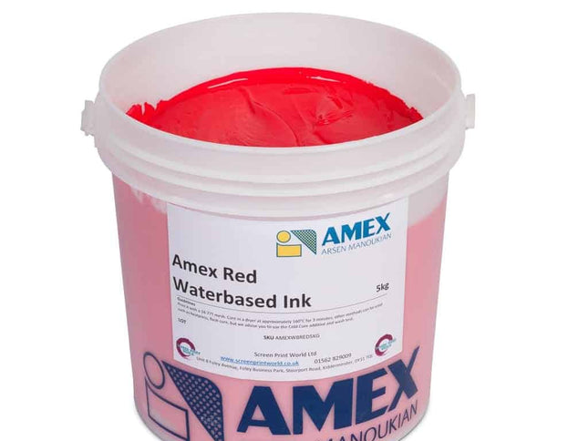Amex Red Waterbased Ink 40