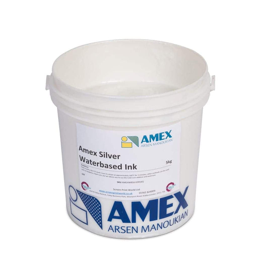 Amex Silver Waterbased Ink 91