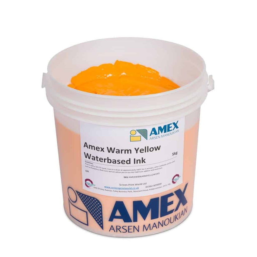 Amex Warm Yellow Waterbased Ink 22