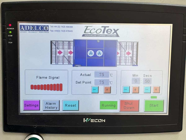 Adelco EcoTex Gas Conveyor Dryer