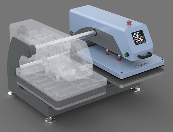 OtterPro Air Press Slide Dual Station Heat Press
