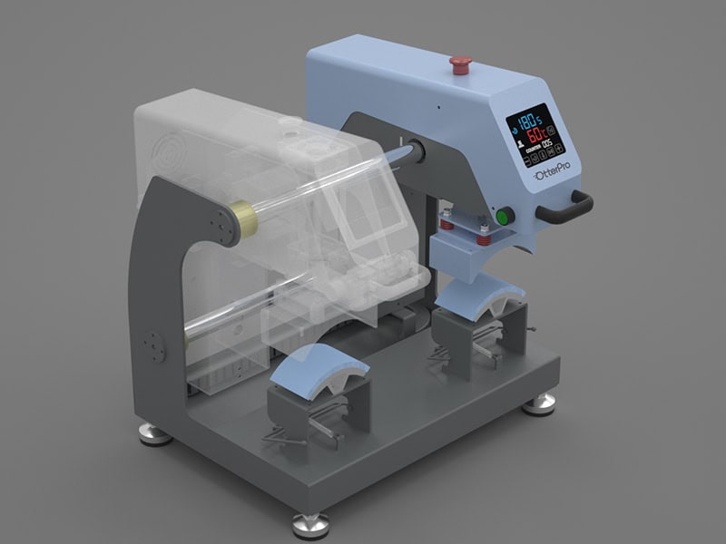 OtterPro Air Press Slide Dual Station Cap Press