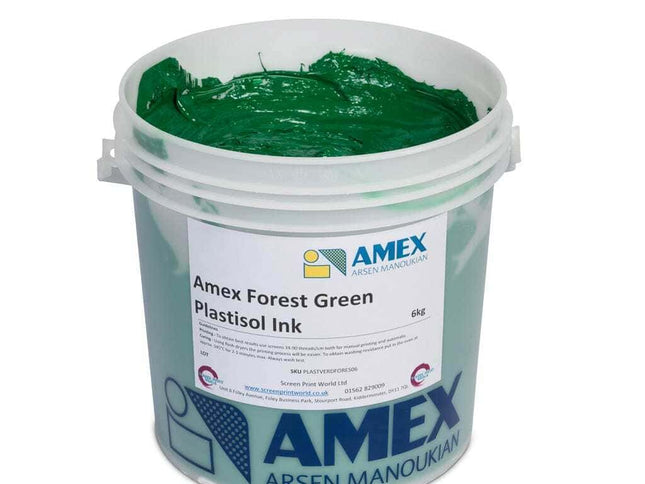 Amex Forest Green Plastisol Ink 66