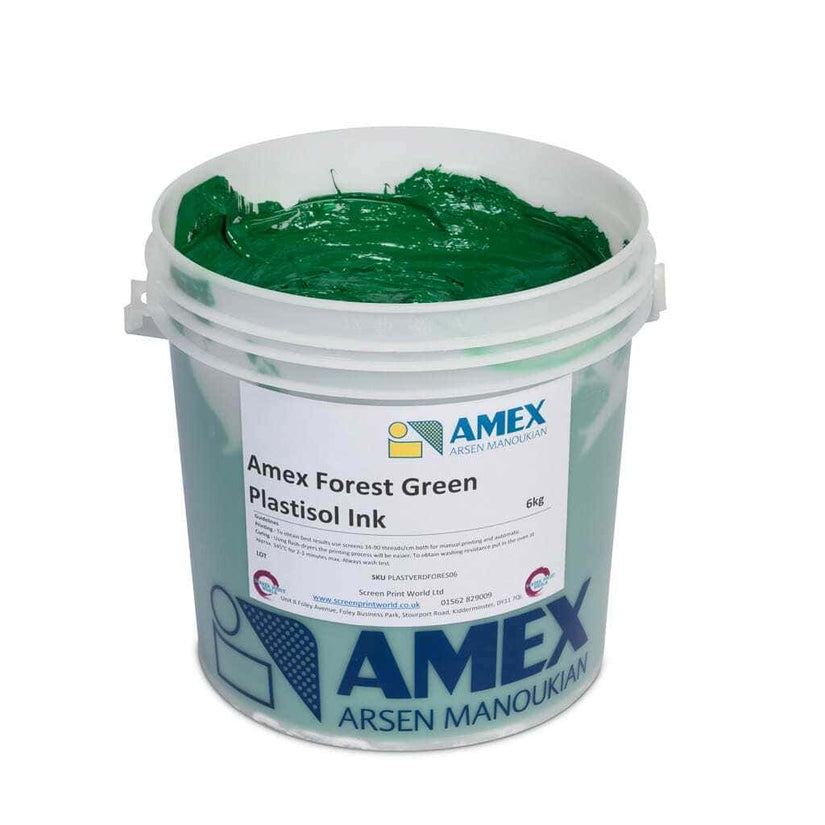 Amex Forest Green Plastisol Ink 66