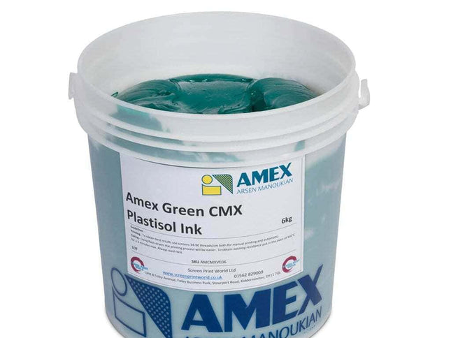 Amex Green CMX Plastisol Ink
