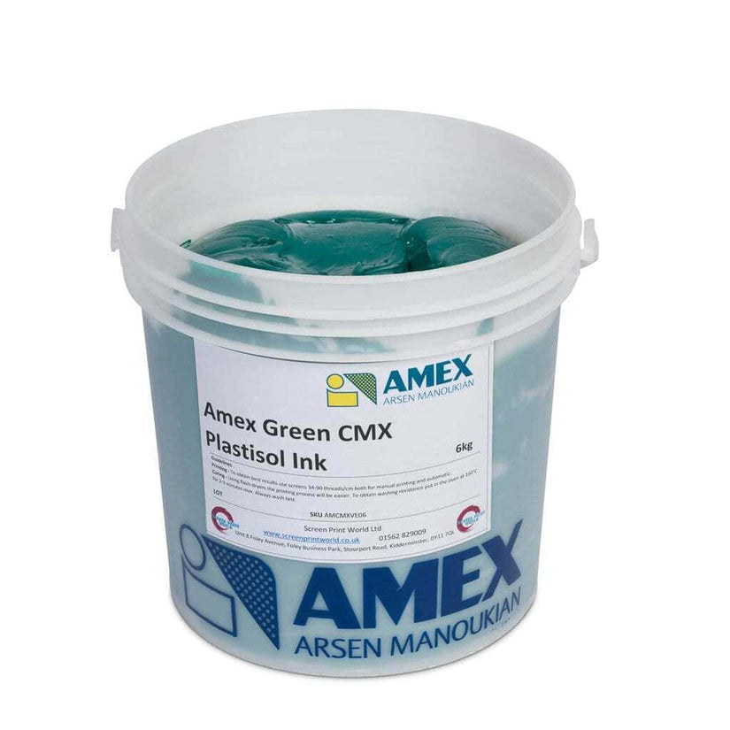 Amex Green CMX Plastisol Ink