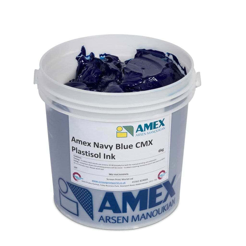 Amex Navy Blue CMX Plastisol Ink