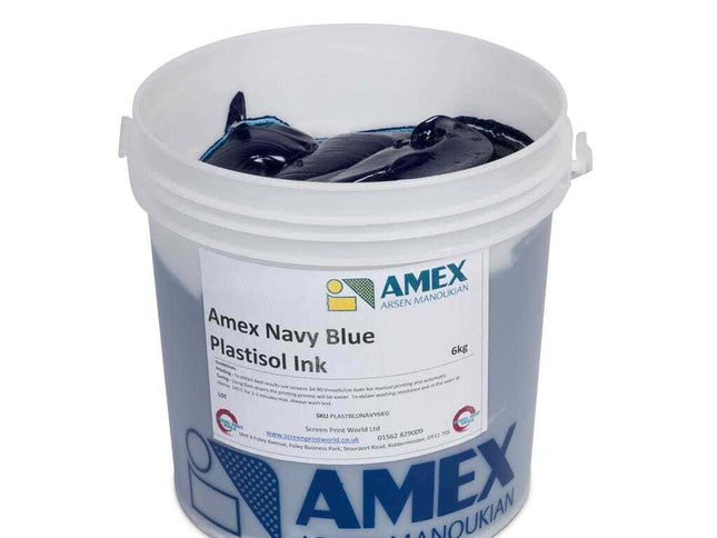 Amex Navy Blue Plastisol Ink 58