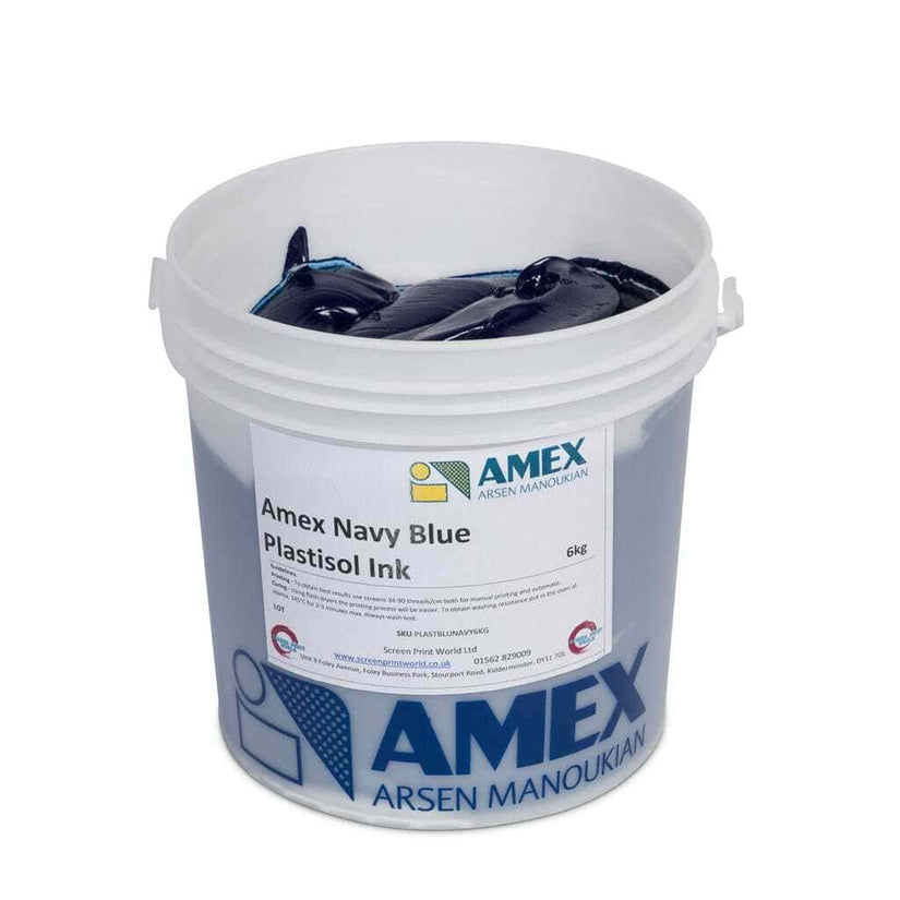 Amex Navy Blue Plastisol Ink 58