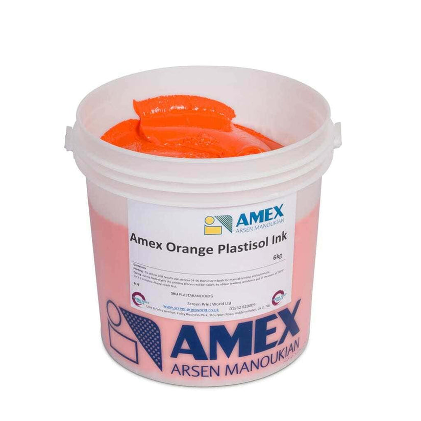 Amex Orange Plastisol Ink 30
