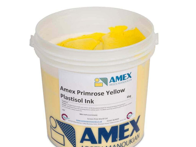 Amex Primrose Yellow Plastisol Ink 24