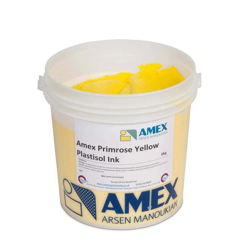 Amex Primrose Yellow Plastisol Ink 24