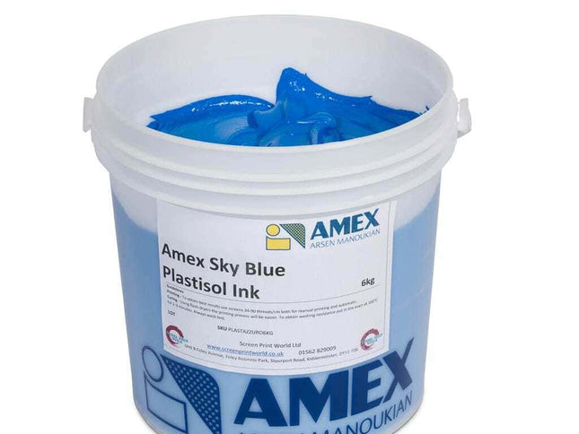 Amex Sky Blue Plastisol Ink 51