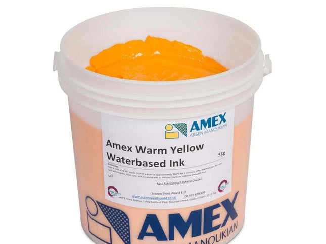 Amex Warm Yellow Waterbased Ink 22