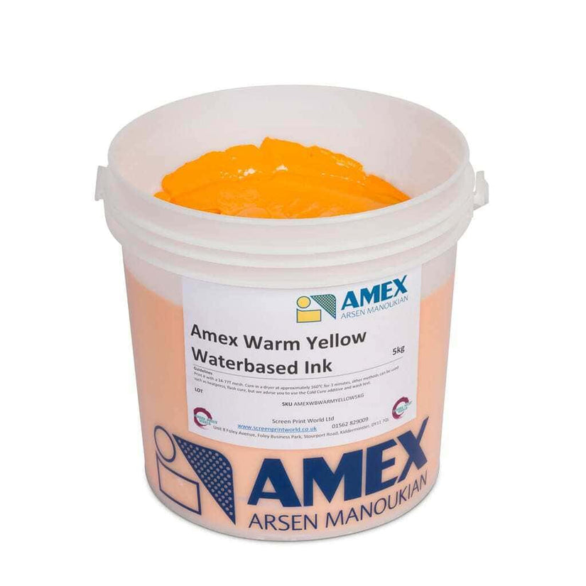 Amex Warm Yellow Waterbased Ink 22