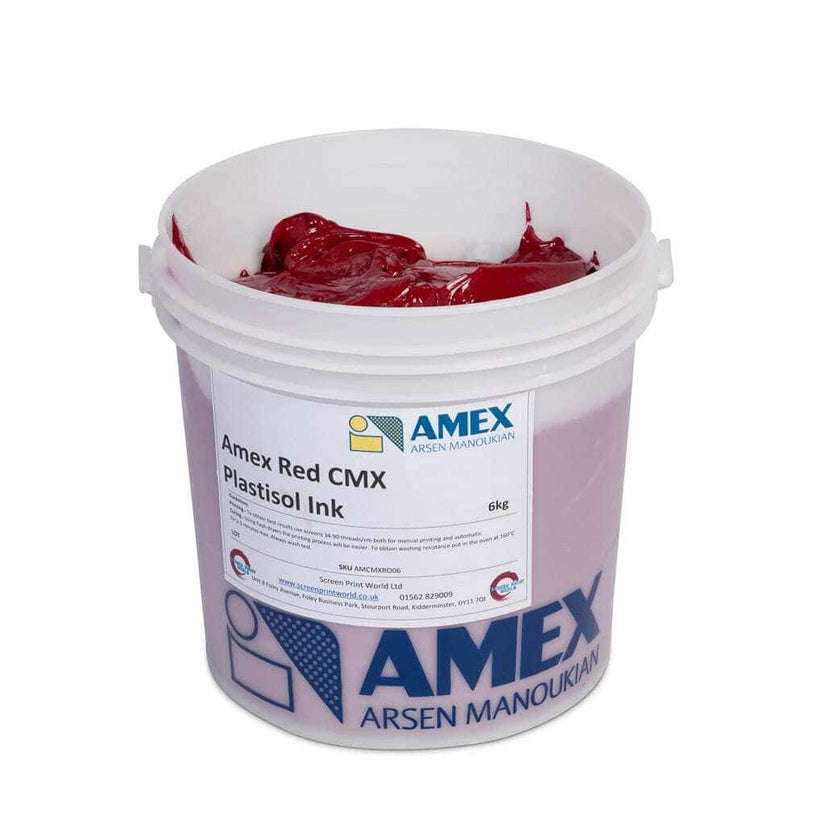 Amex Red CMX Plastisol Ink