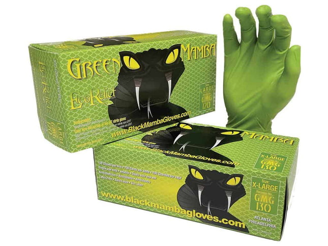 Green Mamba Eco Friendly Nitrile Biodegradable Gloves