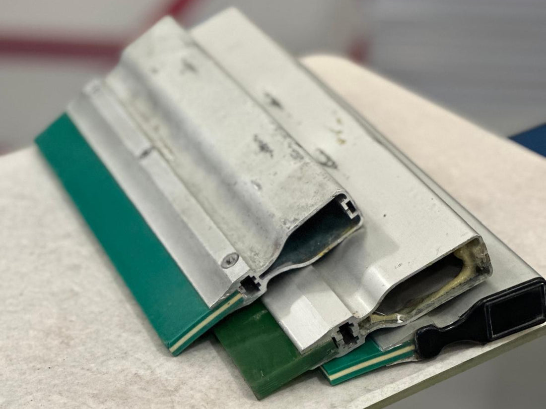 Pack of 3 Used Aluminium squeegees