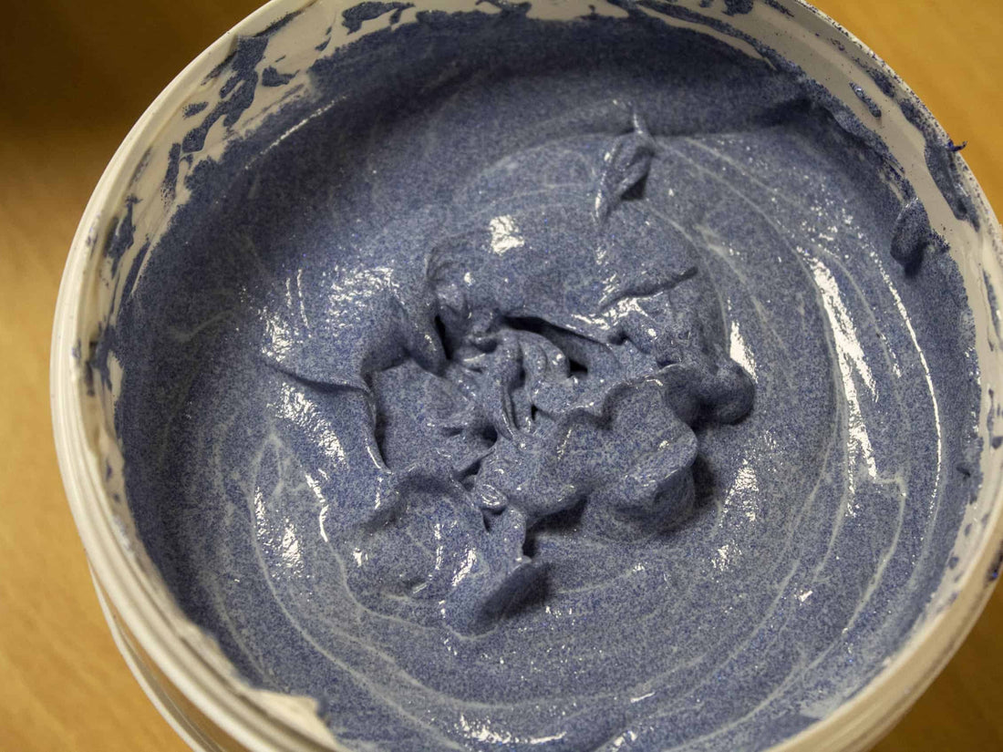 Amex Dark Blue Glitter Waterbased Ink